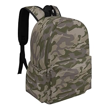 【新品】カモフラージュデザインリュック Amazon.co.jp: リュック 迷彩柄 カモフラージュ バックパック